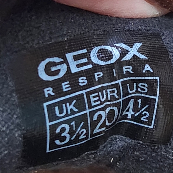 Geox Alben Boot Size 4.5 Colors Wheat Navy White - Picture 4 of 11